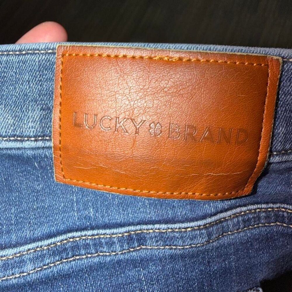Lucky Brand Mid Rise Skinny Ankle Jeans Women’s Size 8/29 Dark Wash - Picture 3 of 6